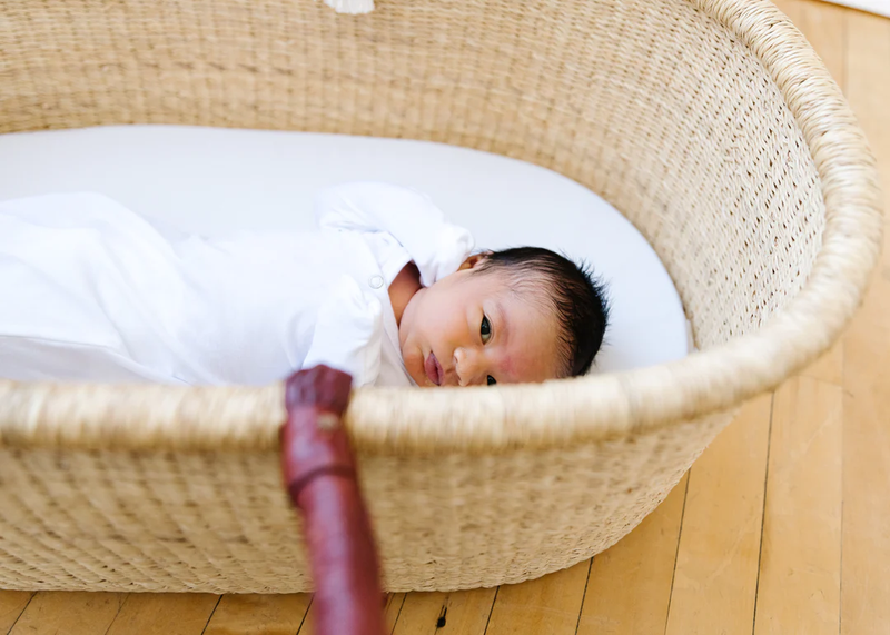 COPPER PEARL: DOVE NEWBORN KNOTTED GOWN