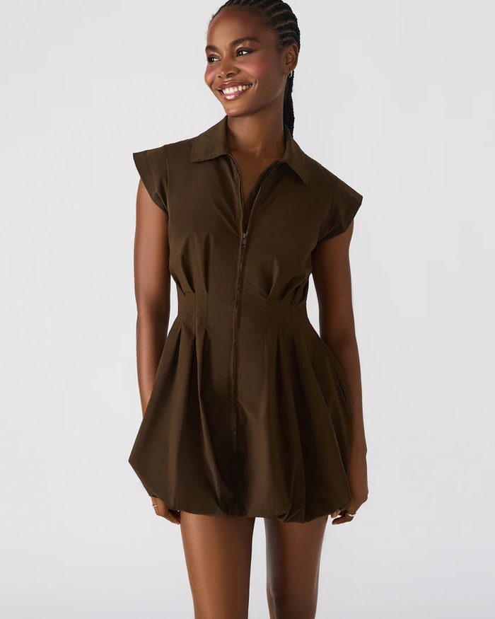 STEVE MADDEN: DYANNE DRESS - DARK ESPRESSO