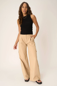 PROJECT SOCIAL T: PLAYER RACERBACK RIB TANK - BLACK