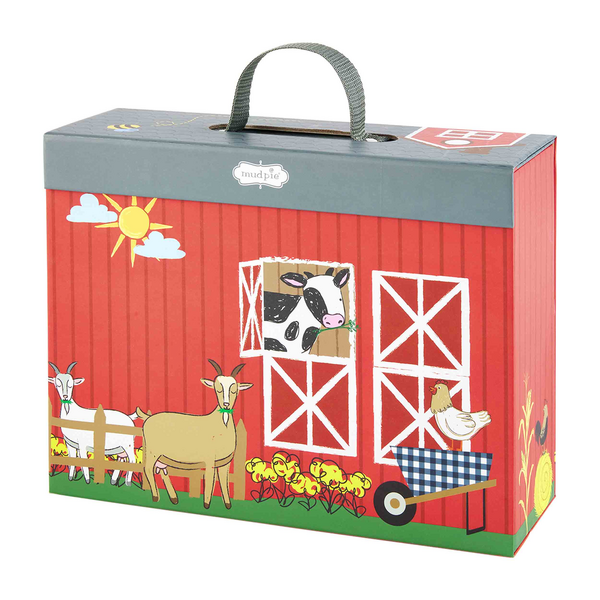 MUD PIE: BARNYARD PLAY BOX SET (17-PIECE)