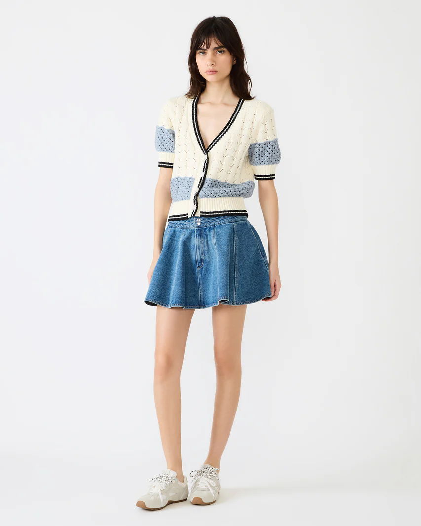 STEVE MADDEN: LILLIANY SKIRT - ARUBA BLUE