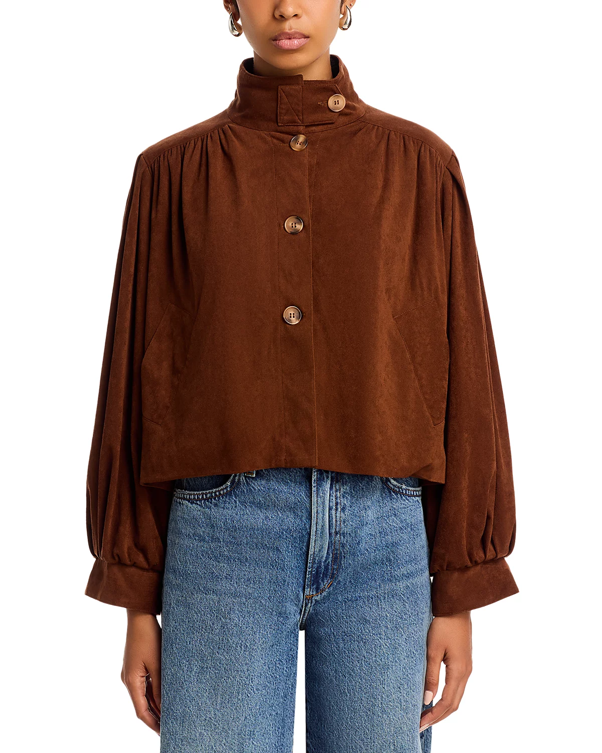 STEVE MADDEN: DIERDRA JACKET - CHICORY COFFEE