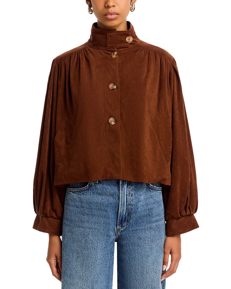STEVE MADDEN: DIERDRA JACKET - CHICORY COFFEE