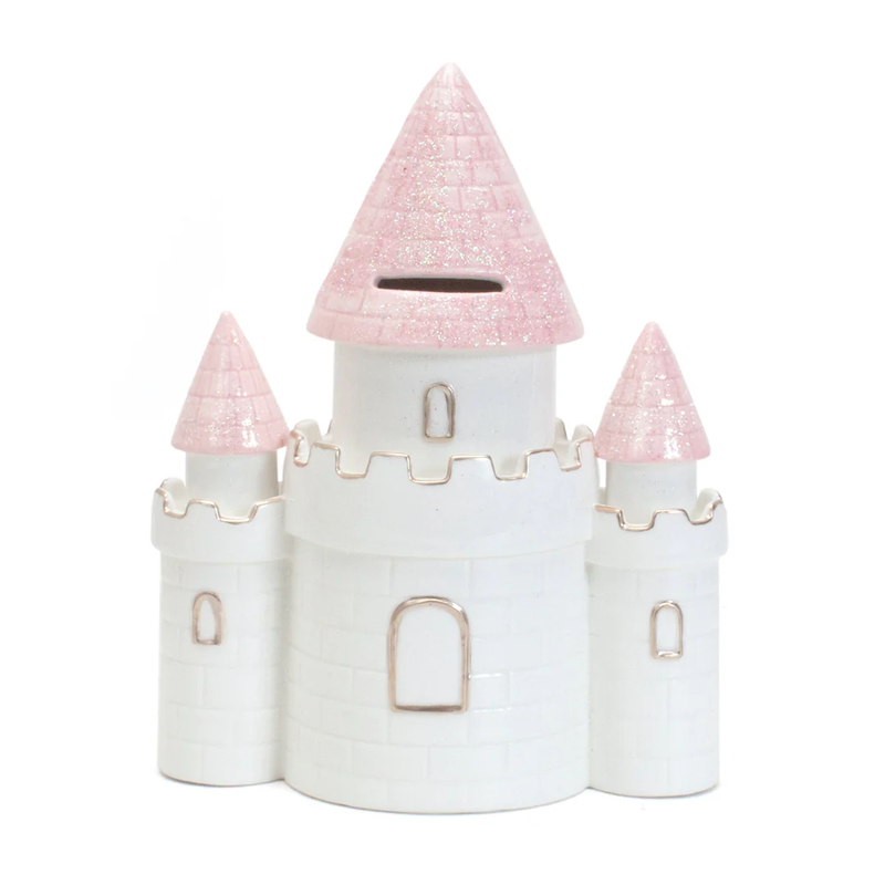 CHILD TO CHERISH: CHLOE'S DREAM BIG CASTLE CERAMIC BANK