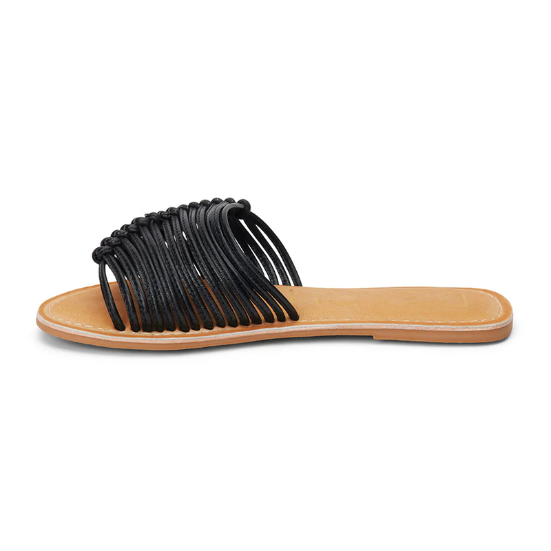 MATISSE: BAXTER SLIDE SANDAL - BLACK