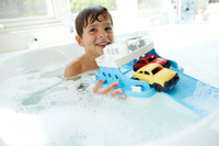 GREEN TOYS: FERRY BOAT WITH 2 MINI CARS