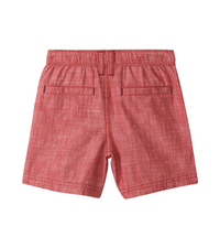 HATLEY: NAUTICAL CHAMBRAY WOVEN SHORTS - CHRYSANTHEMUM