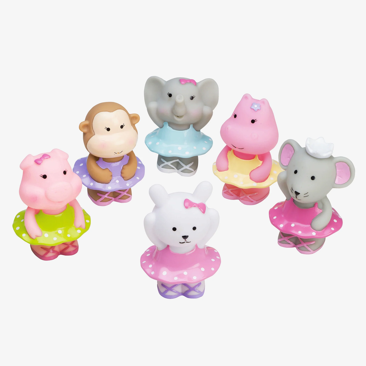 ELEGANT BABY: BALLET PARTY SQUIRTIE BABY BATH TOYS