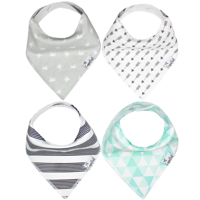 COPPER PEARL: TRIBE BANDABA BIB (4-PACK)