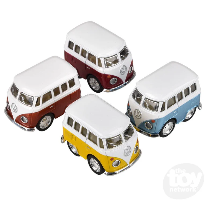 DIE-CAST PULL BACK VW MINI BUS - 2"