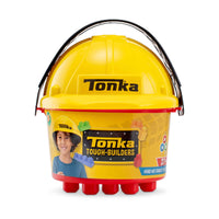 TONKA: TOUGH BUILDERS HARD HAT & LARGE SIZE BUILDING BLOCK AND BUCKET PLAY SET
