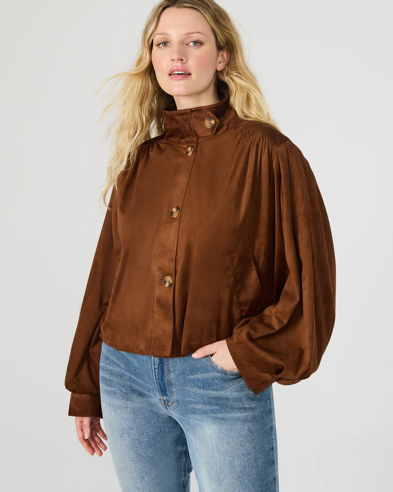 STEVE MADDEN: DIERDRA JACKET CHICORY COFFEE