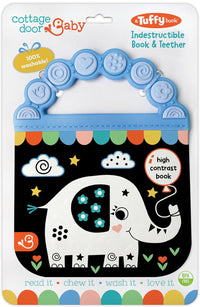 TUFFY BOOK: LOOK, LOOK, BABY! RHYME TIME HIGH CONTRAST WASHABLE, CHEWABLE,  INDESTRUCTIBLE TEETHING BOOK