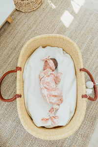 COPPER PEARL: PENNY NEWBORN KNOTTED GOWN