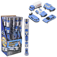 DIE-CAST POLICE VEHICLE TUBE SET (5-PIECE)