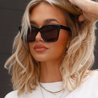 DIFF EYEWEAR: MEREDITH - BLACK + GRAY
