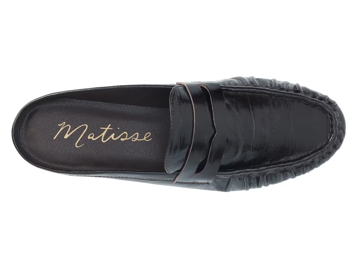 MATISSE: PORTA PENNY LOAFER MULE - ESPRESSO