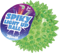 SPIKY SQUEEZE & BOUNCE LIGHT UP BALL