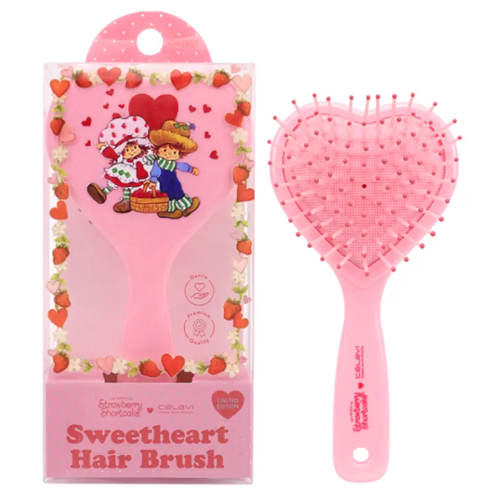 CELAVI X STRAWBERRY SHORTCAKE: SWEETHEART HAIR BRUSH