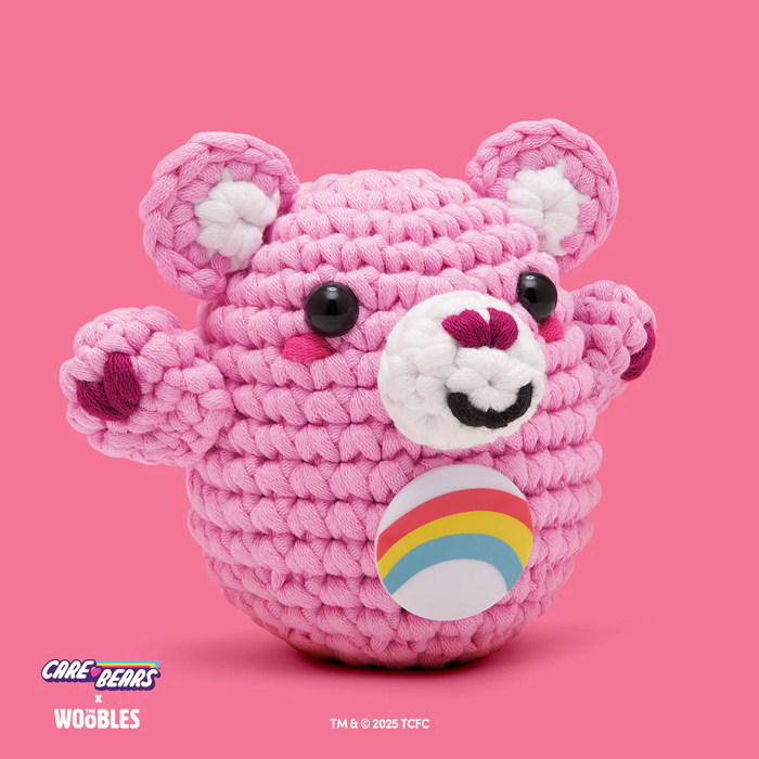 THE WOOBLES: LEARN TO CROCHET KIT - CARE BEARS CHEER BEAR™