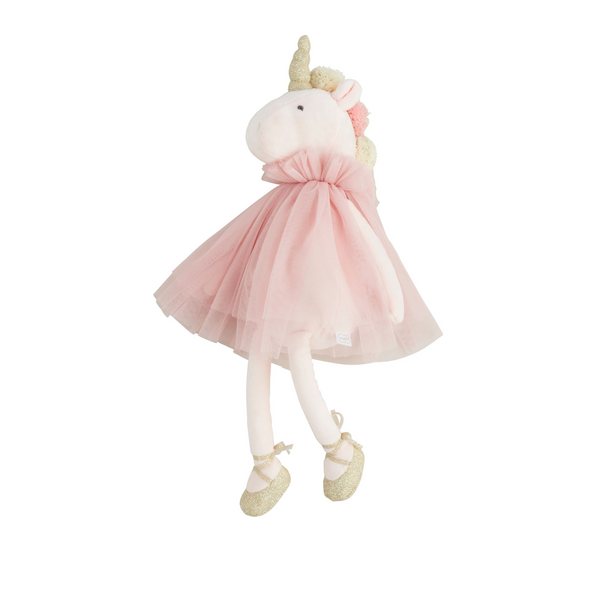 MUD PIE: PLUSH STELLA THE UNICORN PRINCESS - 14.5"