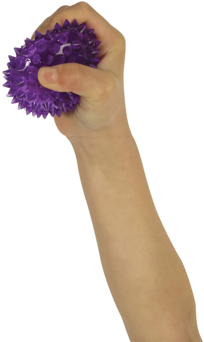 SPIKY SQUEEZE & BOUNCE LIGHT UP BALL