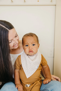 COPPER PEARL: VANCE BABY BANDANA BIBS (4-PACK)