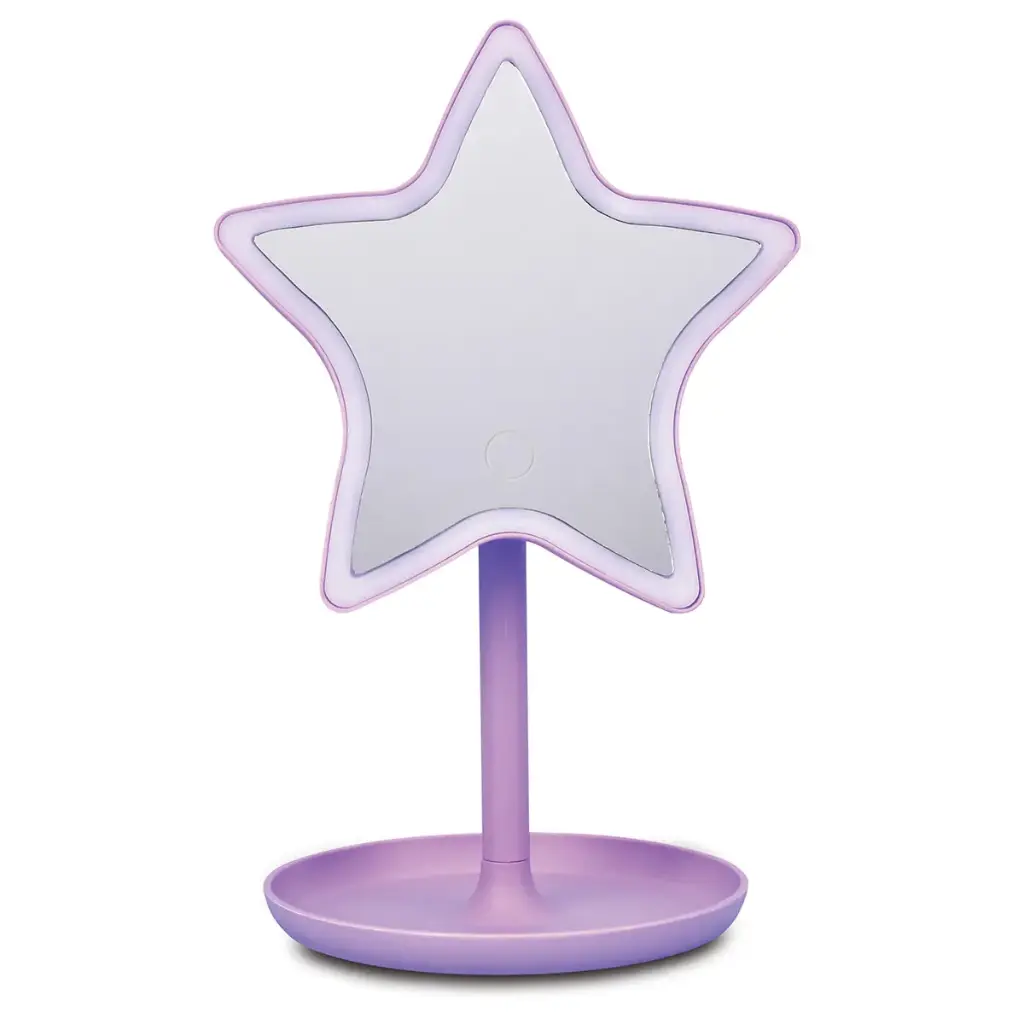 ISCREAM: LED LIGHT UP STAR VANITY MIRROR