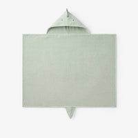 ELEGANT BABY: DINOSAUR HOODED BABY BATH WRAP - SAGE