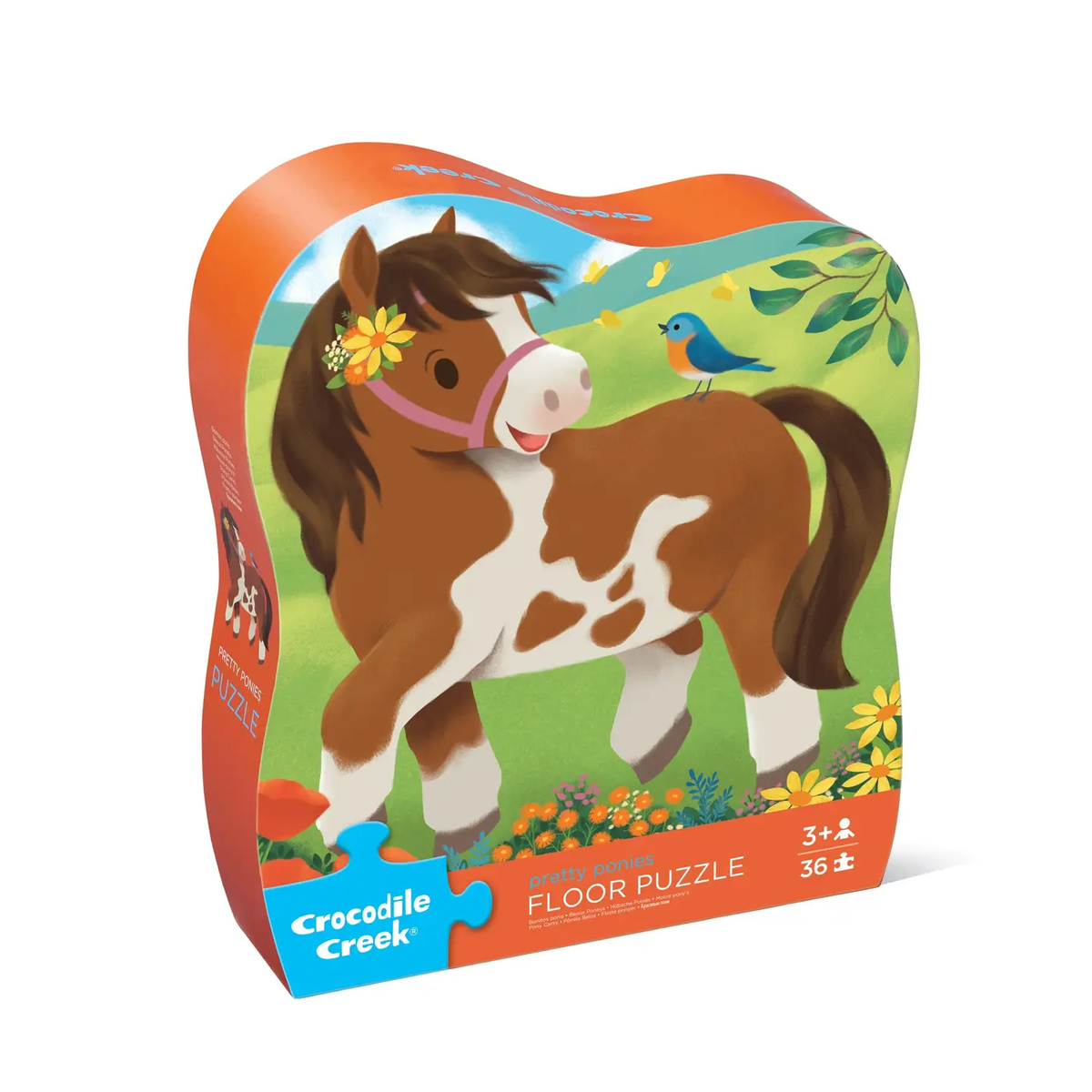 CROCODILE CREEK: 36-PIECE PUZZLE - PRETTY PONIES