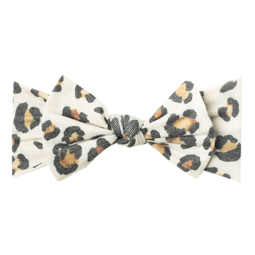 COPPER PEARL: ZARA KNIT HEADBAND BOW