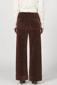 DEAR JOHN: AUDREY WIDE LEG PANT CORDUROY - CAPPUCCINO