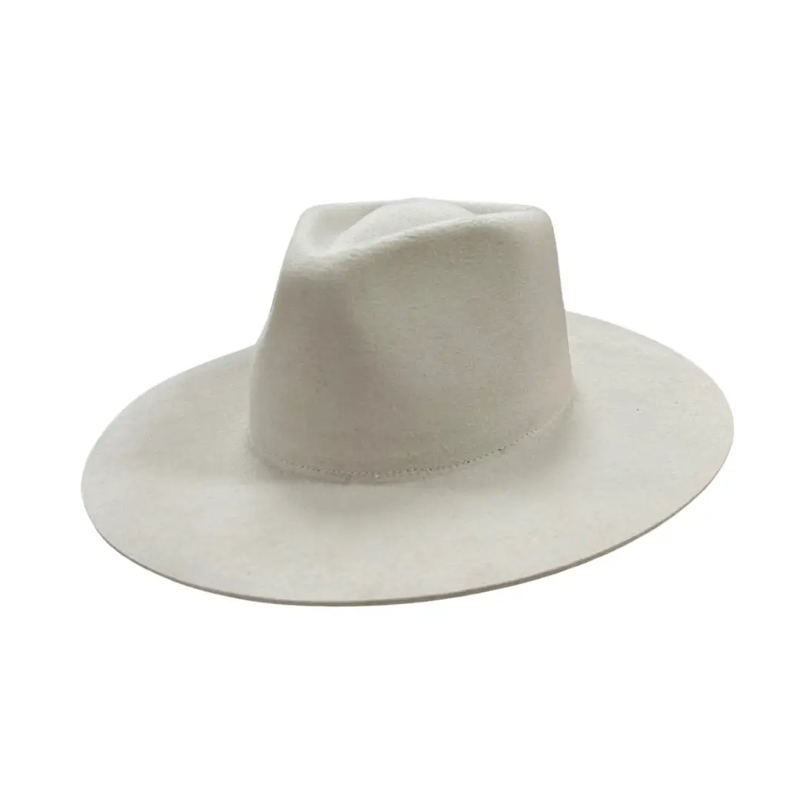 WILDER & SOUL: PAIGE RANCHER - WOOL FELT - IVORY