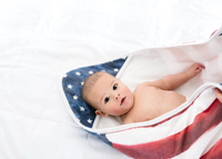 COPPER PEARL: PATRIOT PREMIUM KNIT HOODED TOWEL