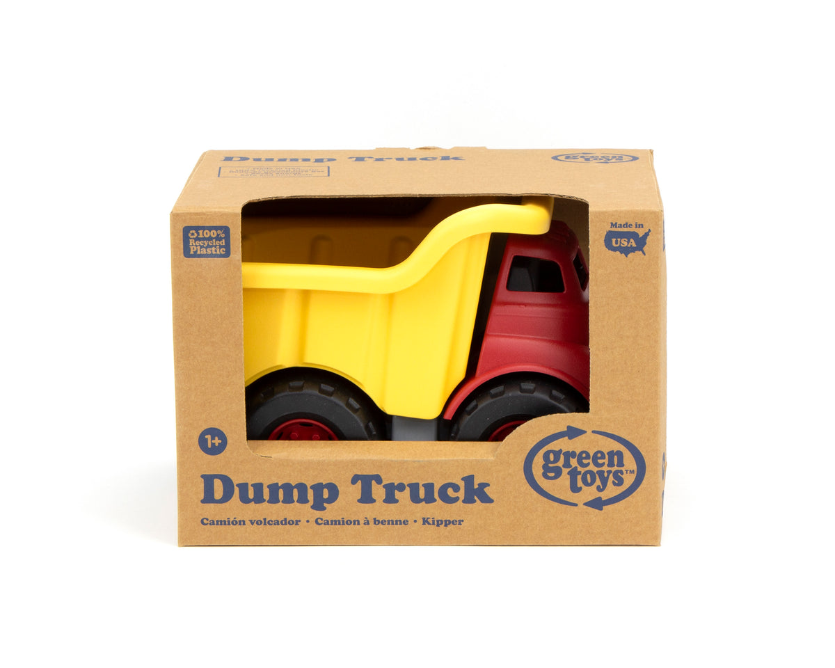 GREEN TOYS: DUMP TRUCK - RED/YELLOW
