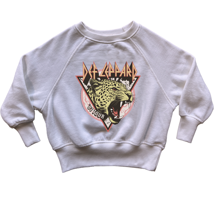 ROWDY SPROUT: DEF LEPPARD ROAR - RAGLAN CREWNECK