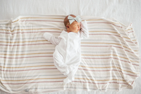 COPPER PEARL: PIPER KNIT SWADDLE BLANKET