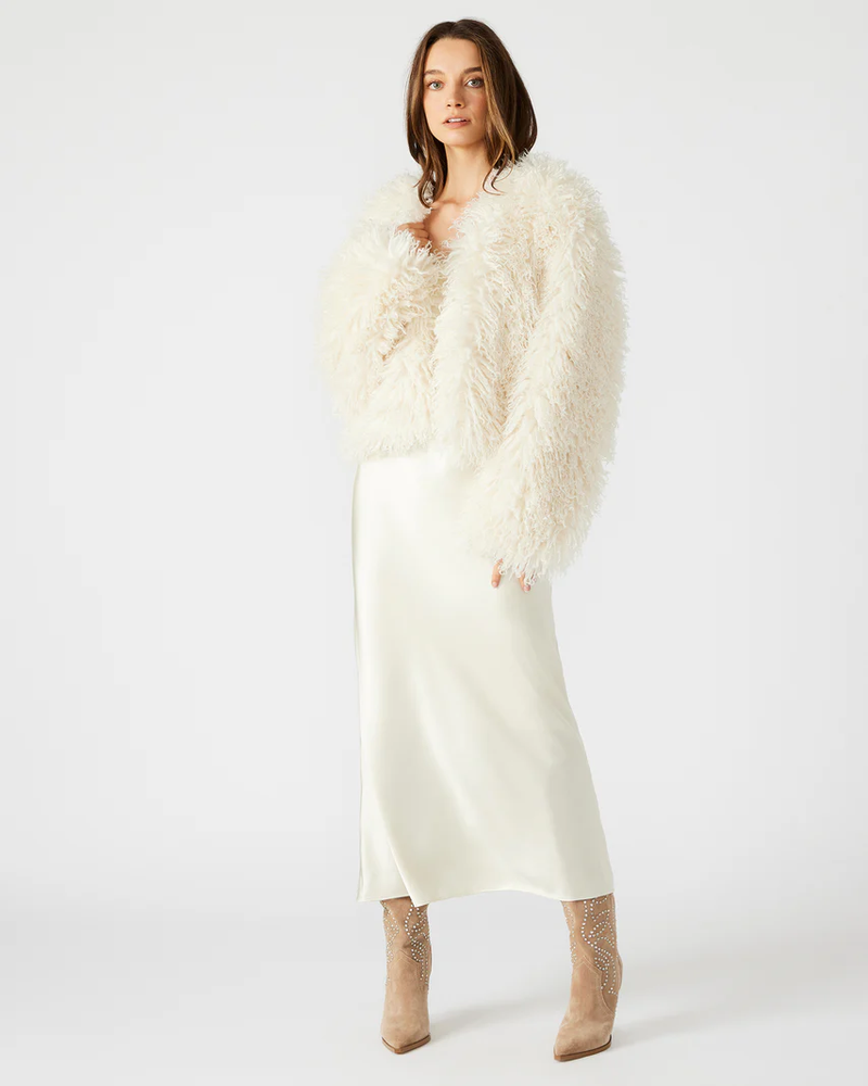 STEVE MADDEN: LEITES JACKET - CREAM