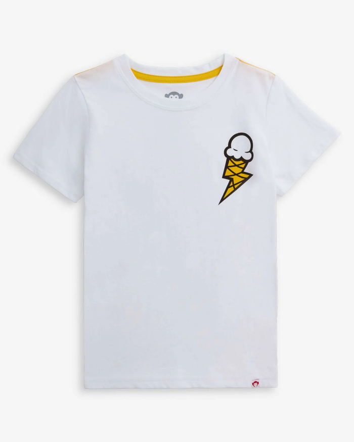 APPAMAN: BIGFOOT GRAPHIC SHORT SLEEVE TEE - WHITE