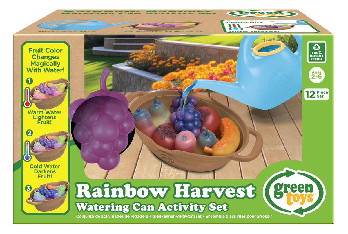 GREEN TOYS: RAINBOW HARVEST - COLOR-CHANGING WATER ACTIVITY SET