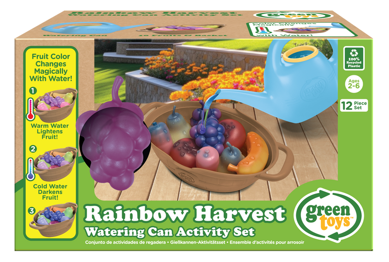 GREEN TOYS: RAINBOW HARVEST - COLOR-CHANGING WATER ACTIVITY SET
