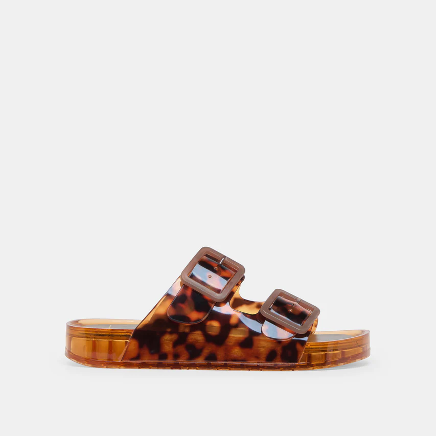 DOLCE VITA: JULIO SANDAL - TORTOISE VINYL