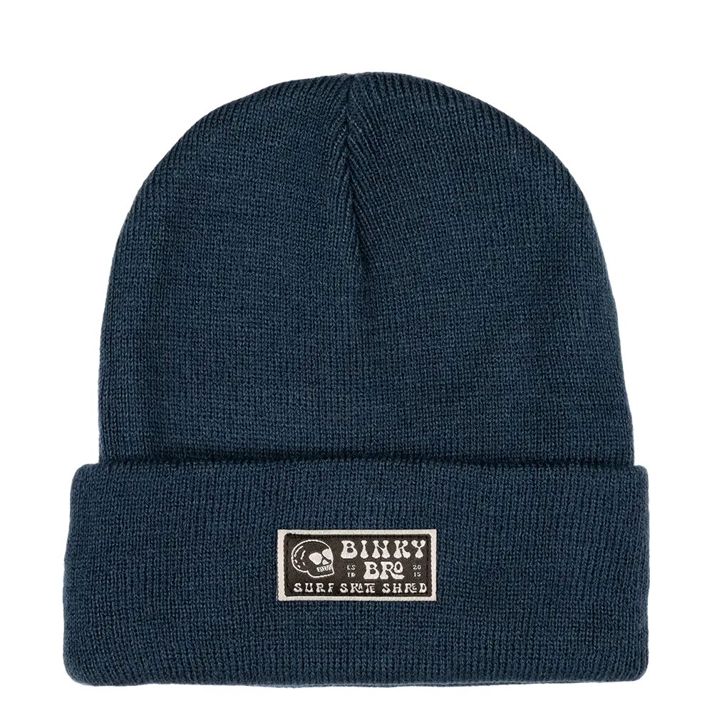 BINKY BRO: KIDS BEANIE SUMMIT EXPRESS (SLATE BLUE)