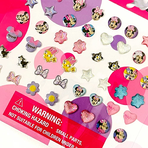 DISNEY: MINNIE BOWTIQUE 24 PAIR STICKER EARRINGS (48-PIECES)