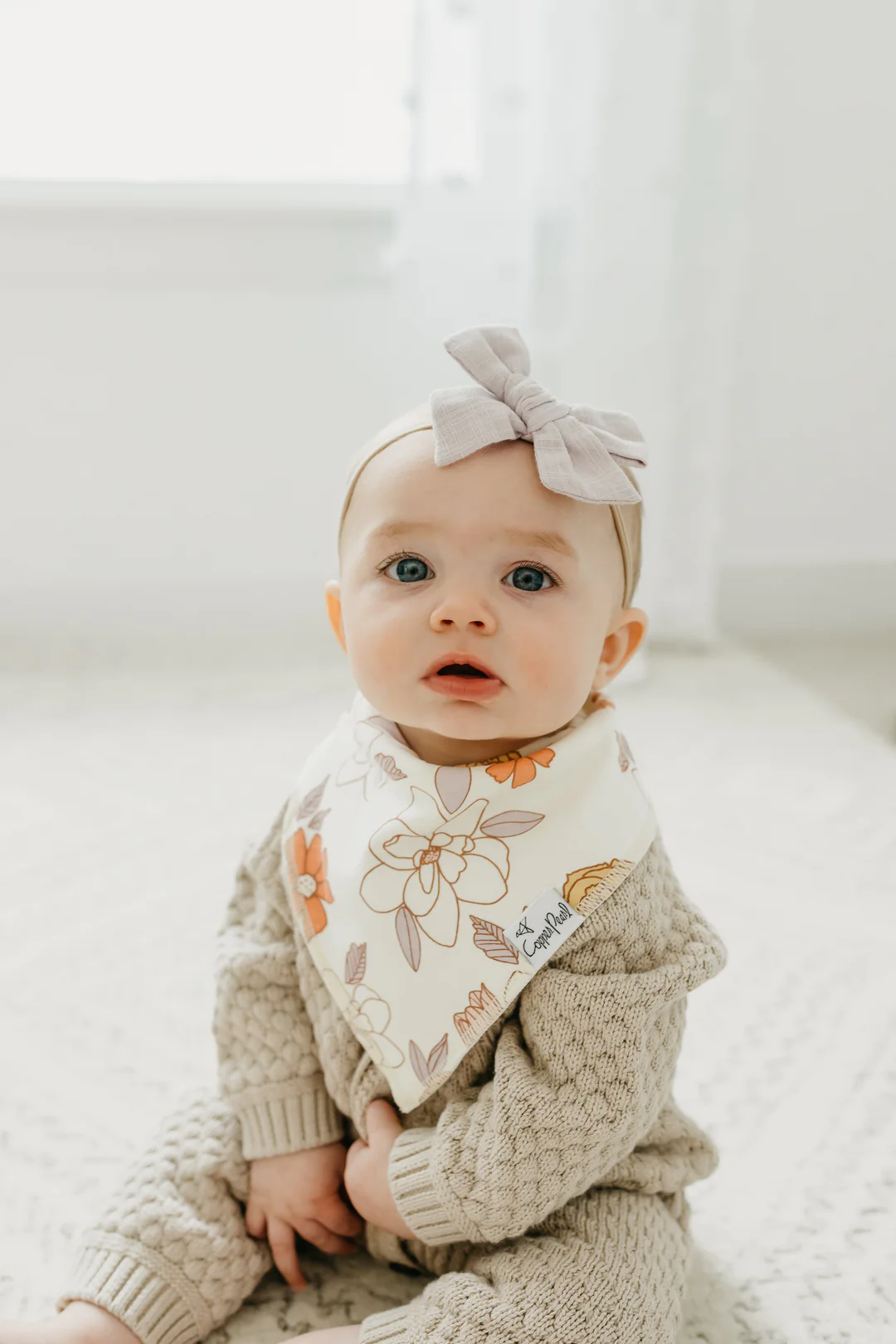 COPPER PEARL: FERRA BANDANA BIBS (4-PACK)