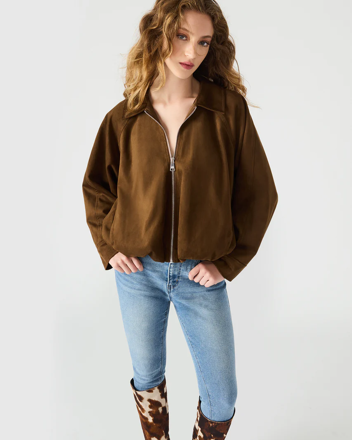 STEVE MADDEN: MACKEY JACKET - CHESTNUT