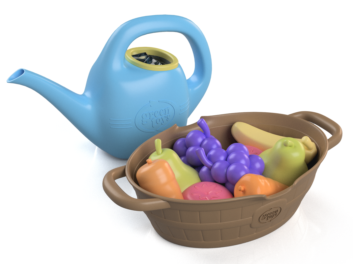 GREEN TOYS: RAINBOW HARVEST - COLOR-CHANGING WATER ACTIVITY SET