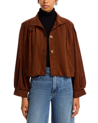STEVE MADDEN: DIERDRA JACKET - CHICORY COFFEE