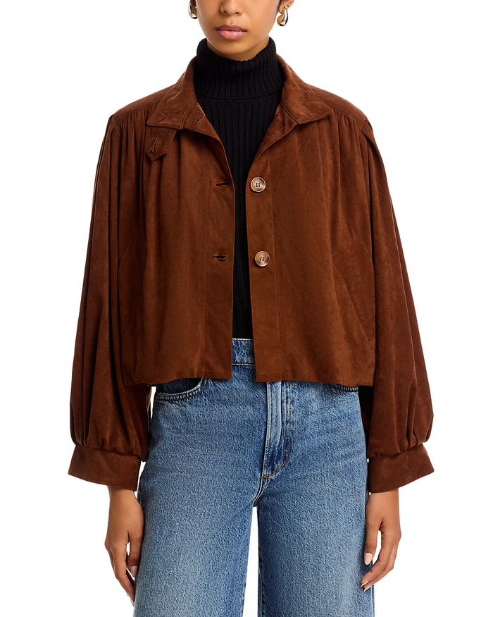 STEVE MADDEN: DIERDRA JACKET - CHICORY COFFEE