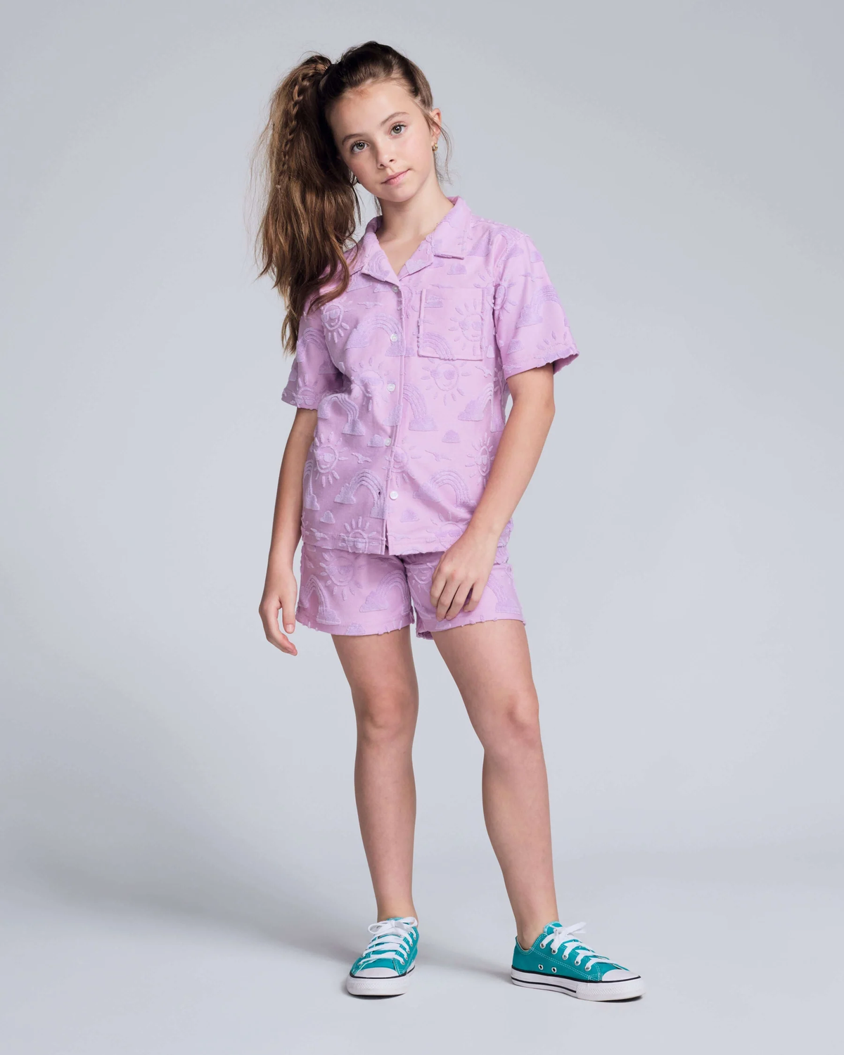 APPAMAN: SUNNY DAYS TERRY RESORT SET - LILAC
